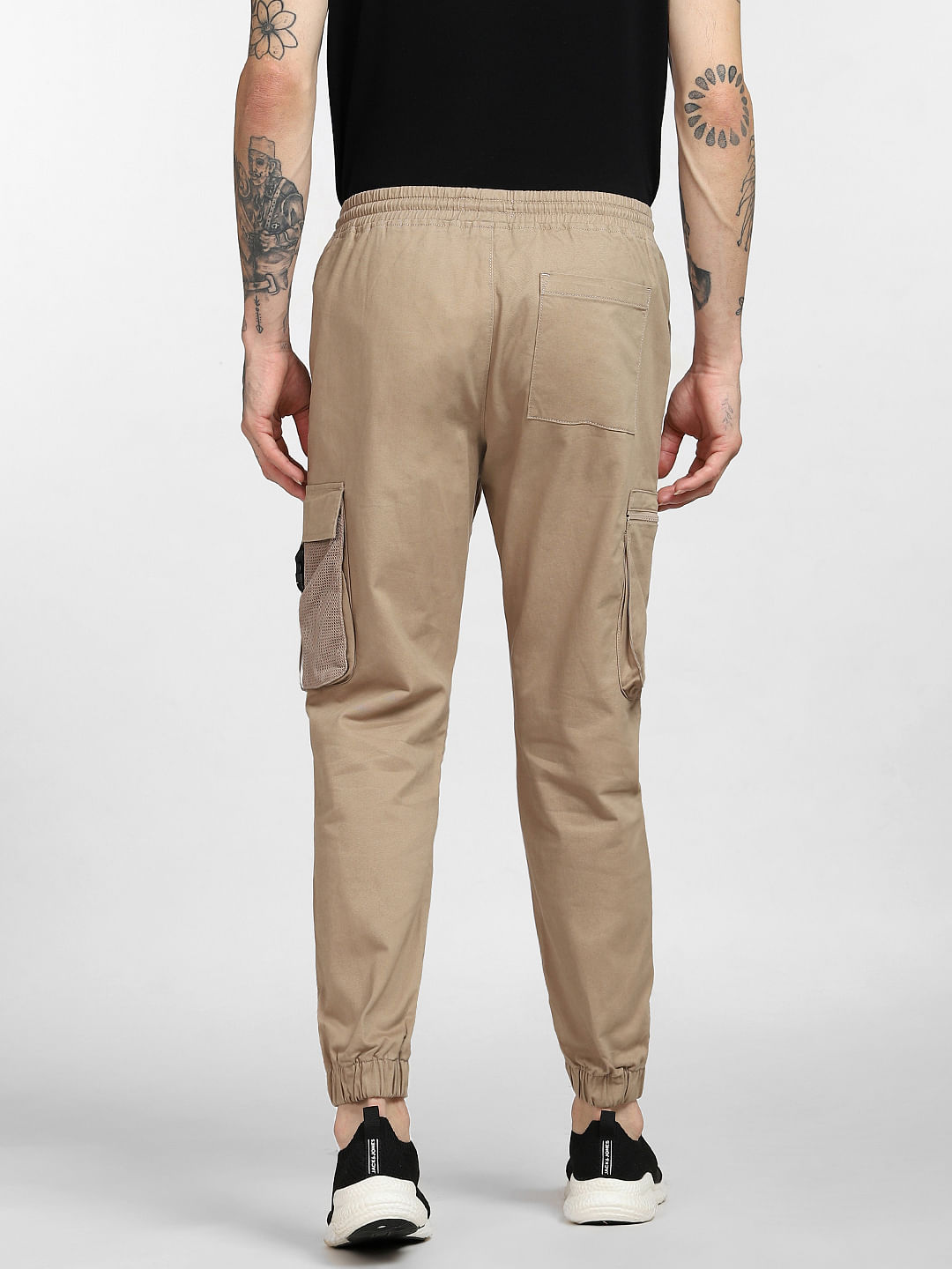 Buy Beige Trousers & Pants for Men by Jack & Jones Online | Ajio.com